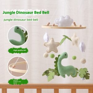 Newborn Soothing Forest Dinosaur Bed Bell Pendant