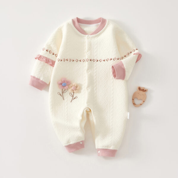 Girls' Fashion Personalized Warm Keeping Newborn Jumpsuit - Image 7