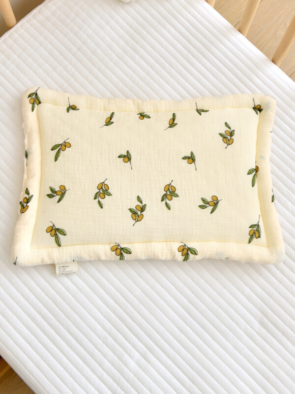 Newborn Cotton Gauze Beanie Pillow - Image 5