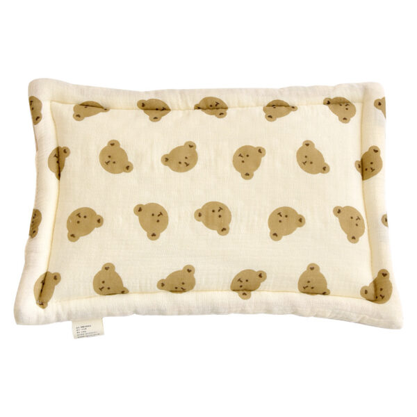 Newborn Cotton Gauze Beanie Pillow - Image 6