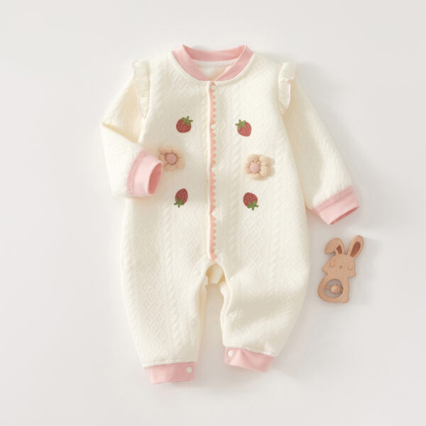 Girls' Fashion Personalized Warm Keeping Newborn Jumpsuit - Image 5