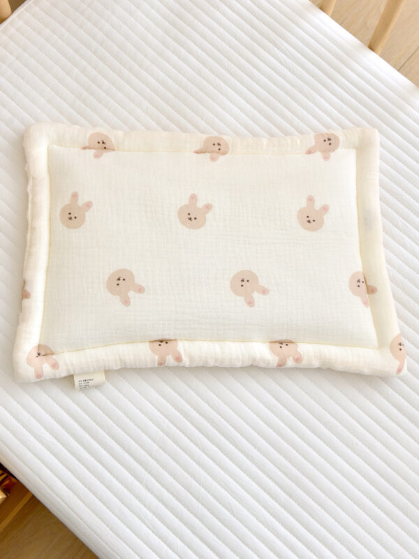 Newborn Cotton Gauze Beanie Pillow - Image 10