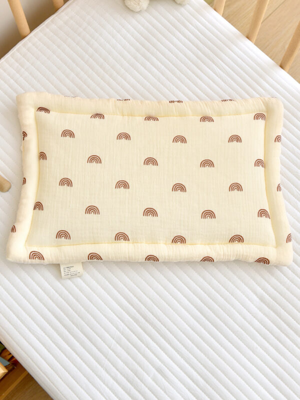 Newborn Cotton Gauze Beanie Pillow - Image 8