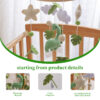 Newborn Soothing Forest Dinosaur Bed Bell Pendant - Image 2