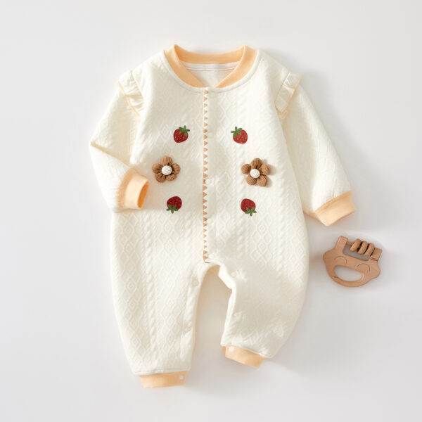 Girls' Fashion Personalized Warm Keeping Newborn Jumpsuit - Image 2